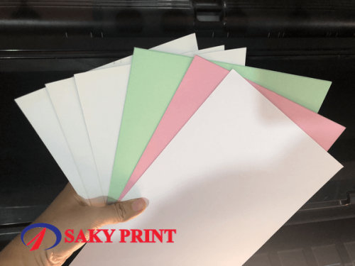 Cách in giấy bìa cứng trên bìa thái nhiều màu