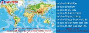 in màu bản đồ khổ lớn