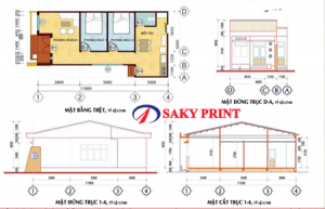In bản vẽ có kích thước lớn