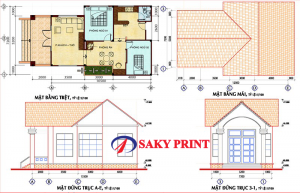 In bản vẽ xây dựng