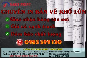 IN BẢN VẼ KHỔ LỚN GIAO HÀNG TẬN NƠI