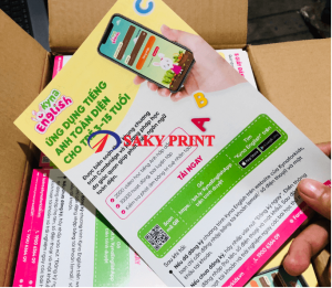 in offset và in nhanh kỹ thuật số- ứng dụng in tờ rơi A5 HCM