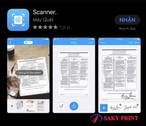 Scan bằng smartphone