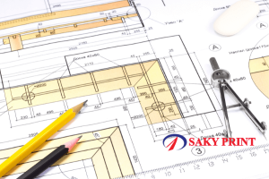 In màu bản vẽ cad giúp giảm sai sót