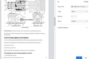 In ảnh trực tiếp từ email