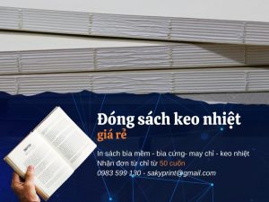 đóng sách keo nhiệt giá rẻ