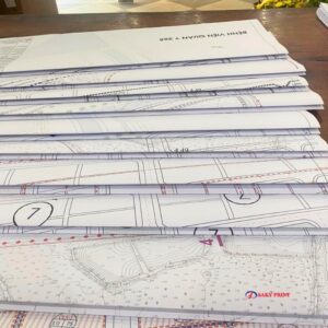 In màu bản vẽ A0 giấy văn phòng