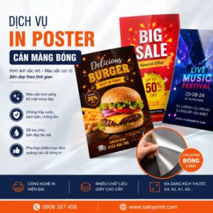 in poster cán màng bóng lấy ngay